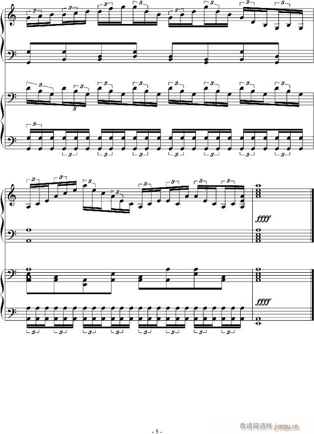 双钢琴快速协奏练习曲_zxbb5
