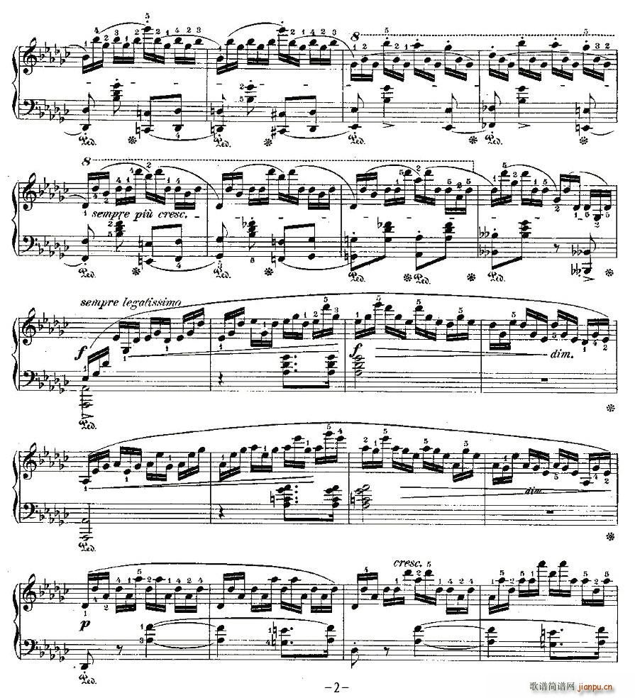 肖邦钢琴练习曲，Op.10之五2