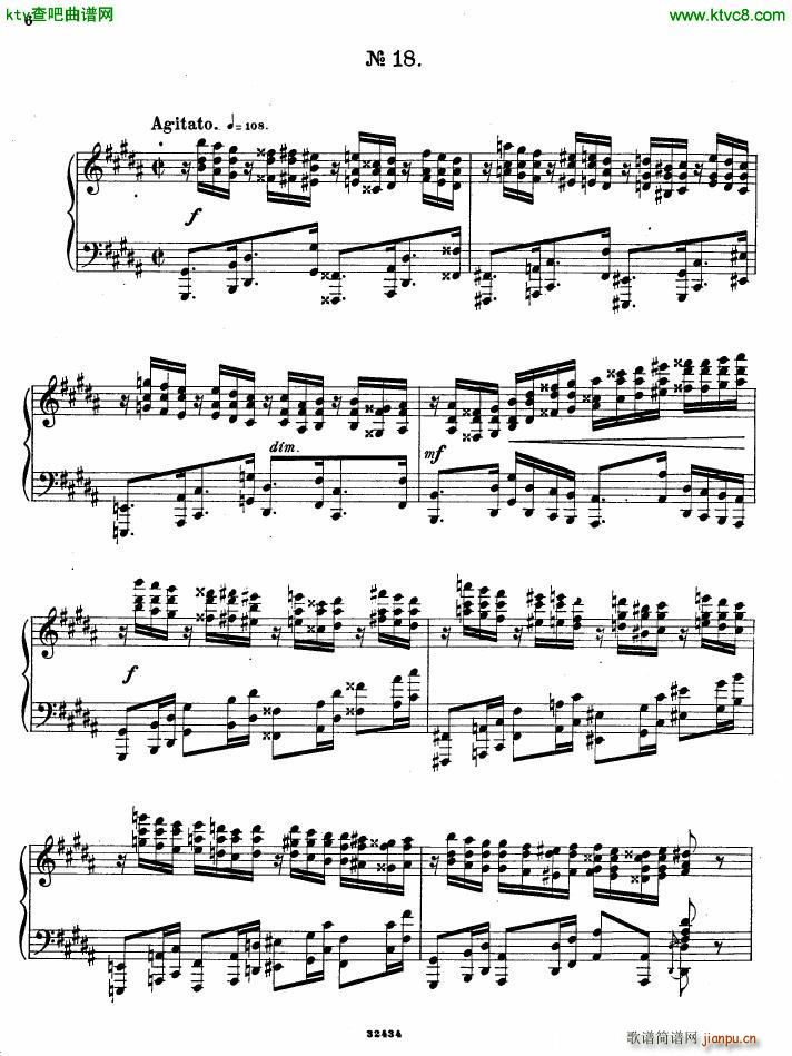 Gliere 25 Preludes op30 Book45
