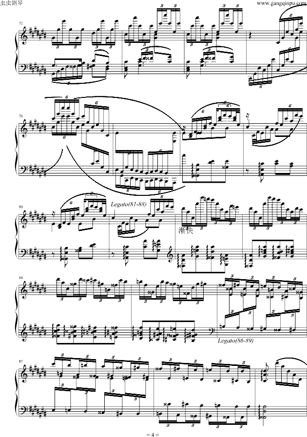 李斯特《鳟�~》-钢琴谱(钢琴曲)-李斯特4