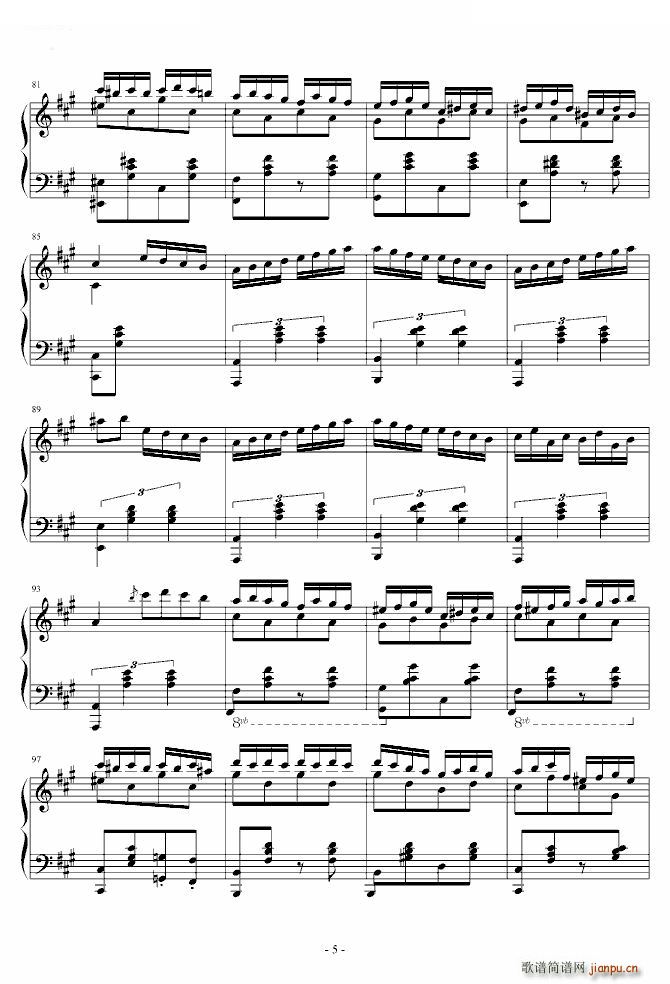 土耳其进行曲炫技版_莫扎特5