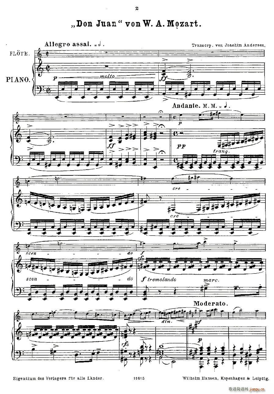 Opern-Transcriptionen.Op.45-5（长笛+钢琴伴奏）1