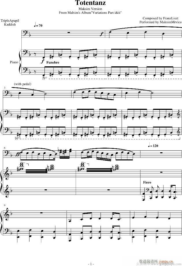 Totentanz-死之舞- （第二版）_马克西姆 Maksim Mrvica1