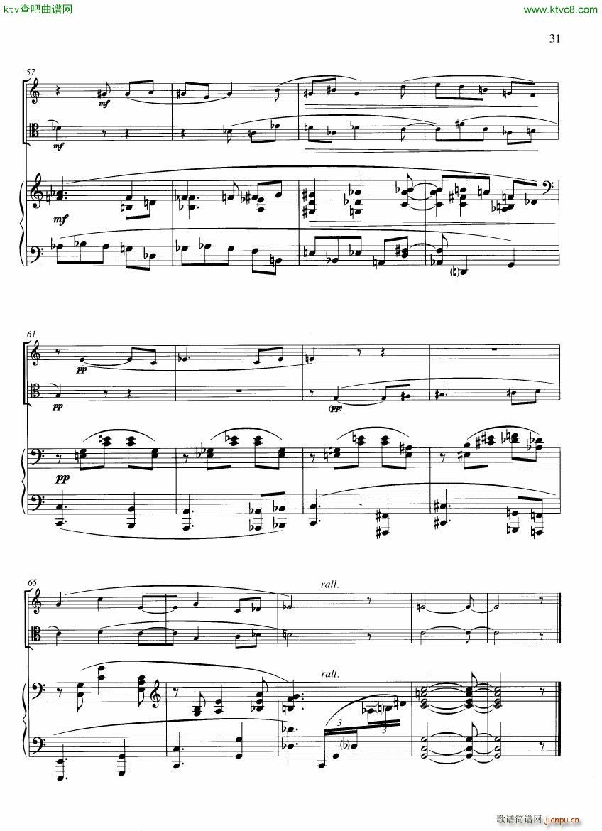 Francaix Trio for oboe bassoon and piano 二4