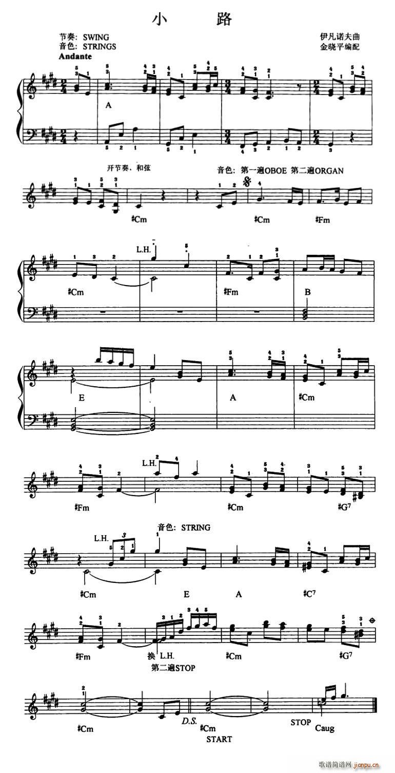 小路(伊凡诺夫曲 金晓平编配)1