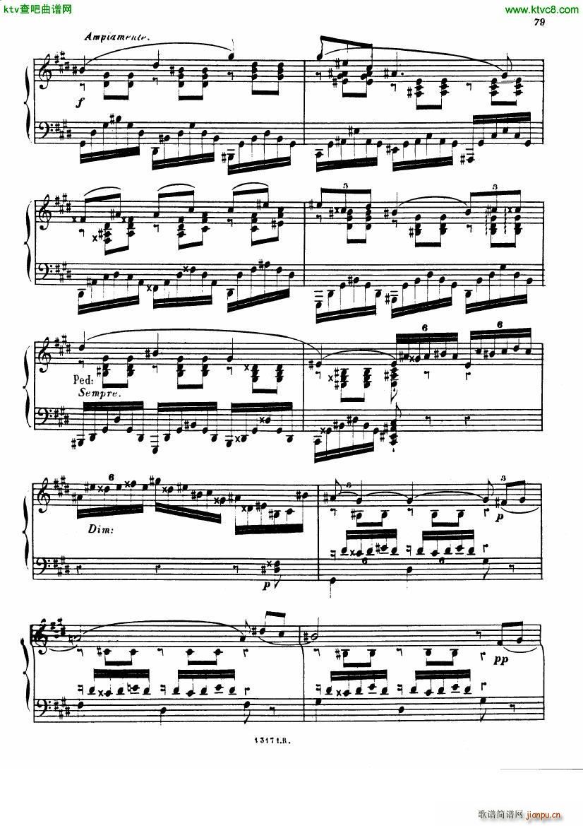 Alkan op 39 12 Etudes in Minor Keys no 96