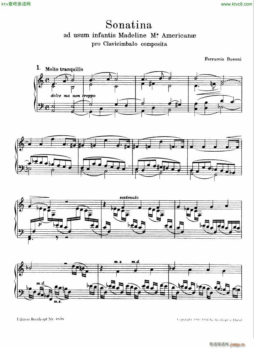 Busoni Sonatina pro clavicimbalo1