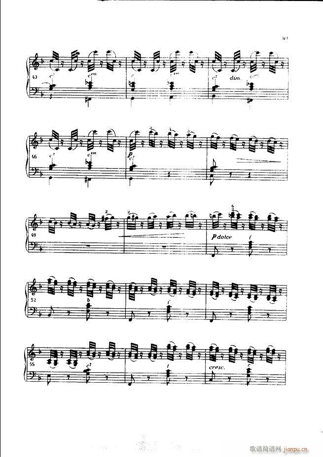车尔尼手风琴练习曲集 Ⅲ101