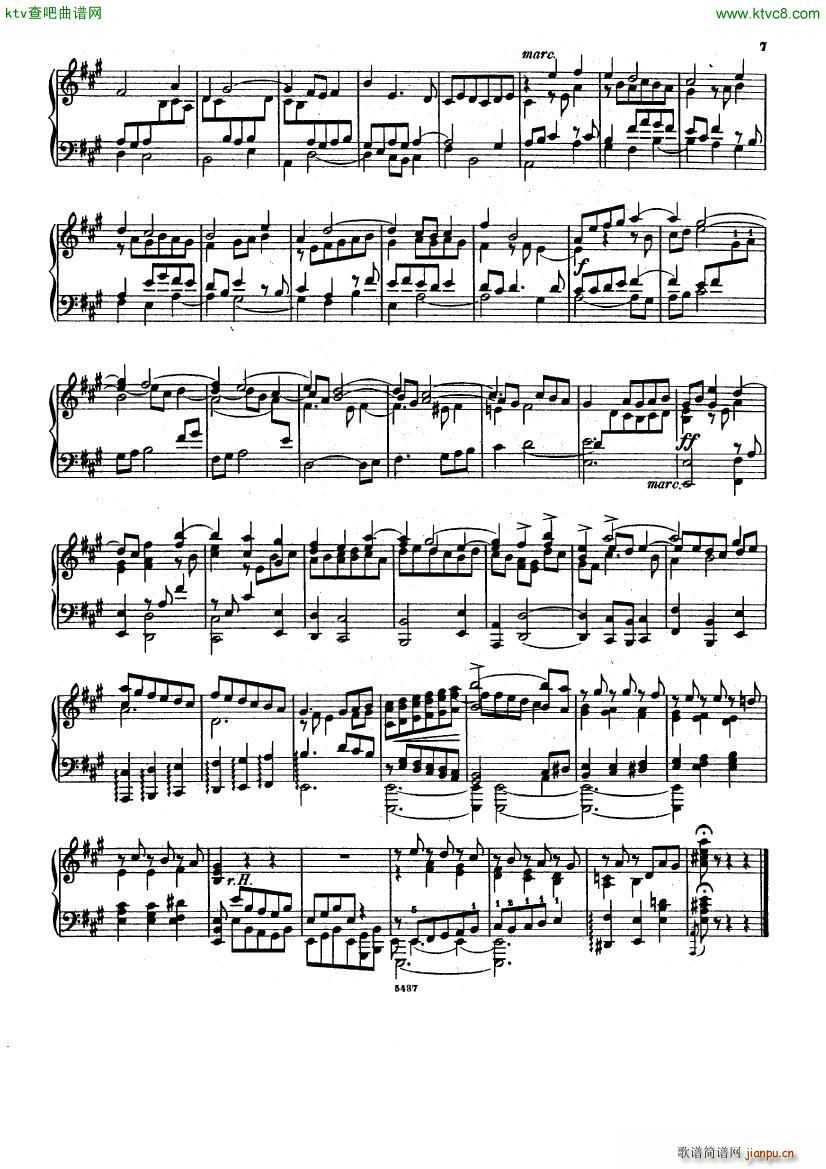 Bach D Albert Prelude and fugue in a major7