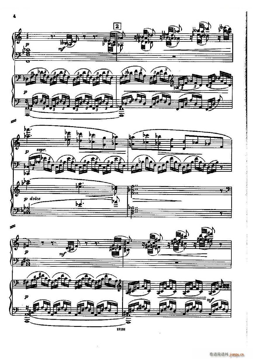 Dohnanyi Variations Nursery Rhyme Op25（一）4