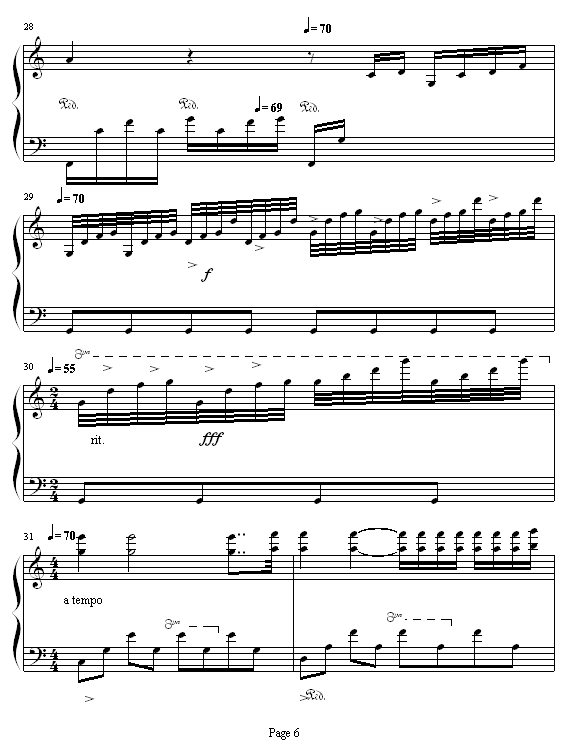 水边的阿狄丽娜-HK375-钢琴谱(钢琴曲)-克莱德曼6