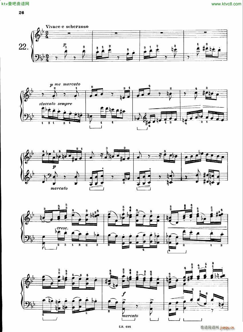 Busoni op37 Twenty Four Preludes 二18