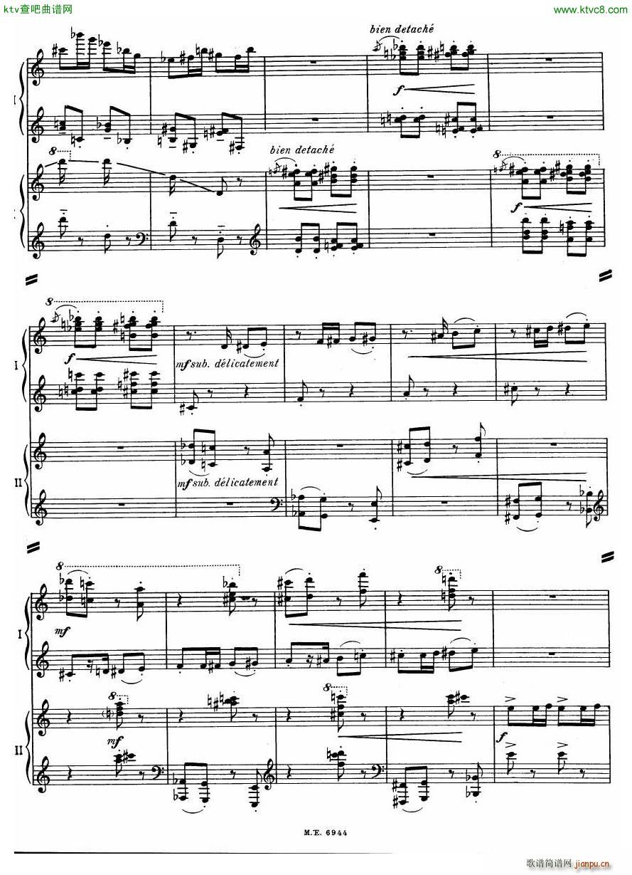 Auric Partita for two pianos16