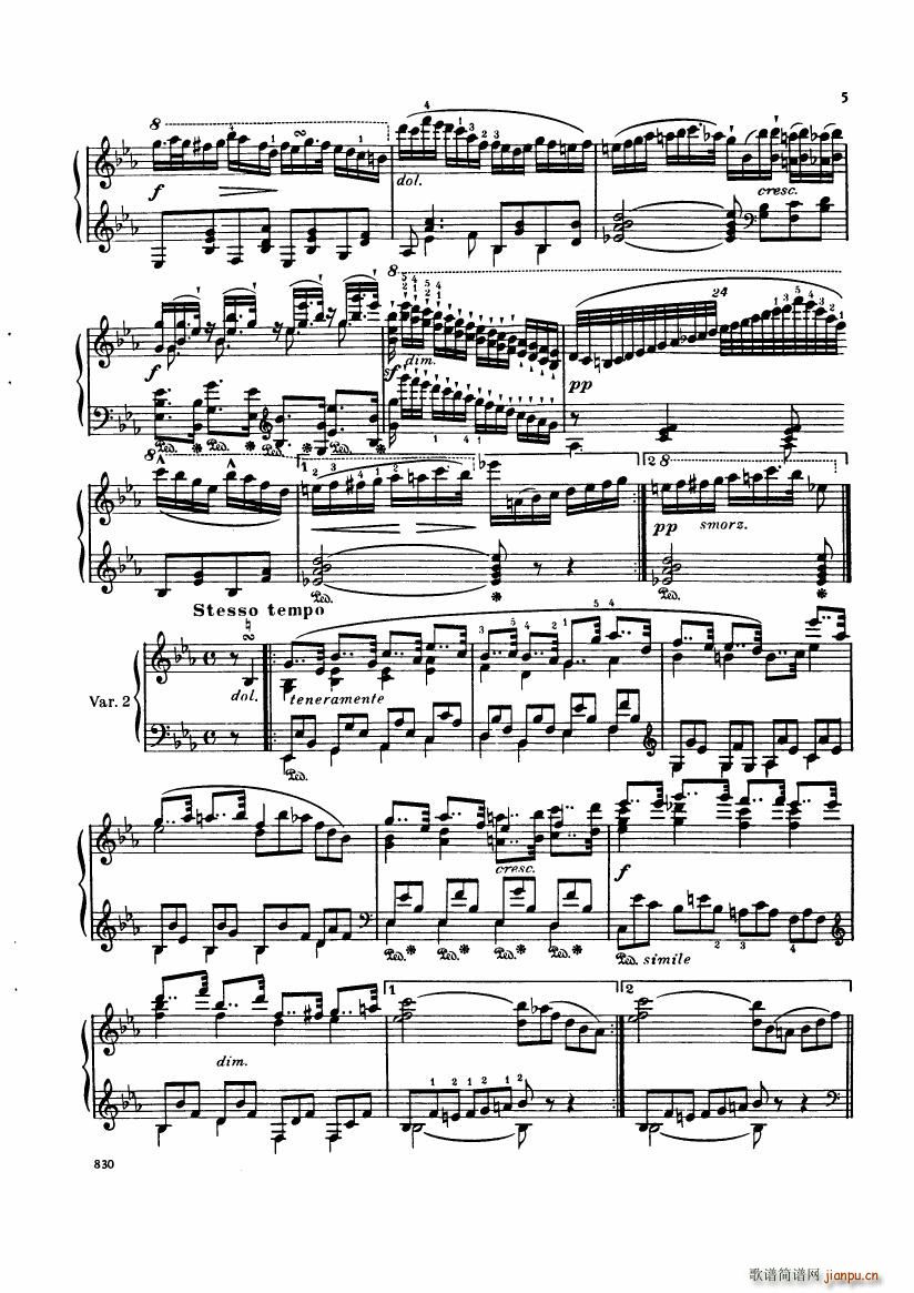 Czerny op 33 Rode Variationen3