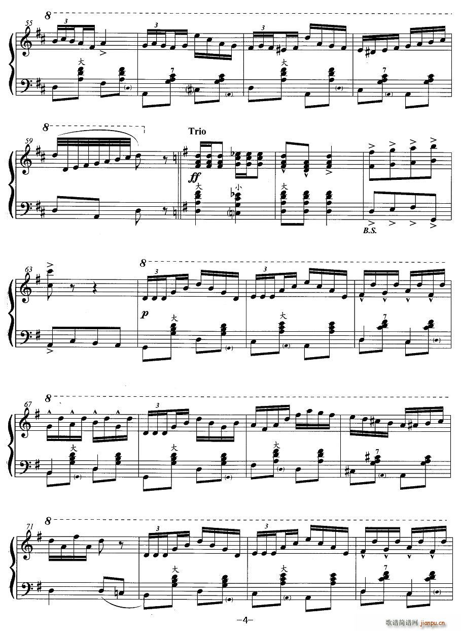 手风琴考级第六级：4、乐曲（幻想波尔卡舞曲）4