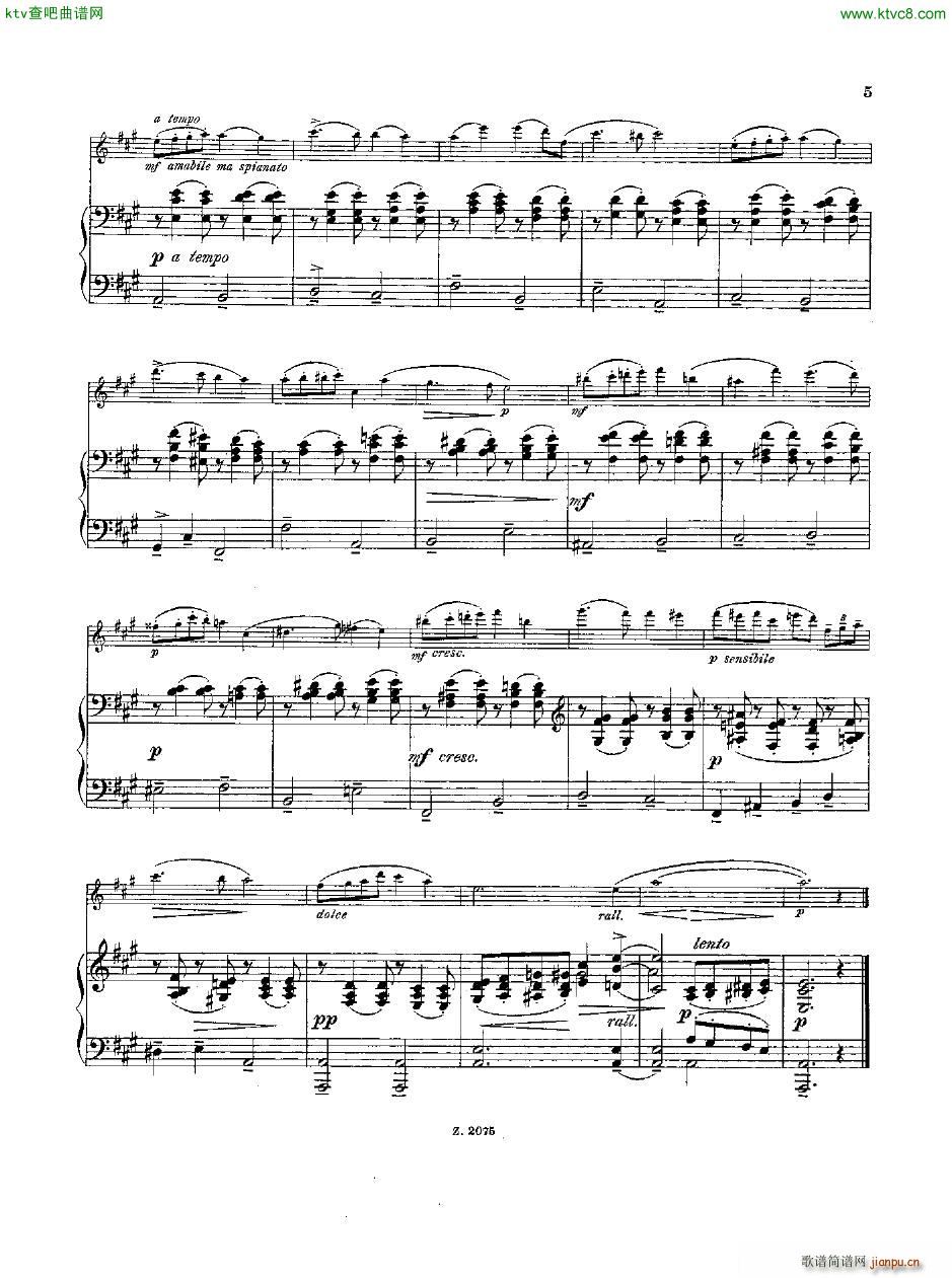 Andersen op 55 Acht Vortragsstücke fl pno48