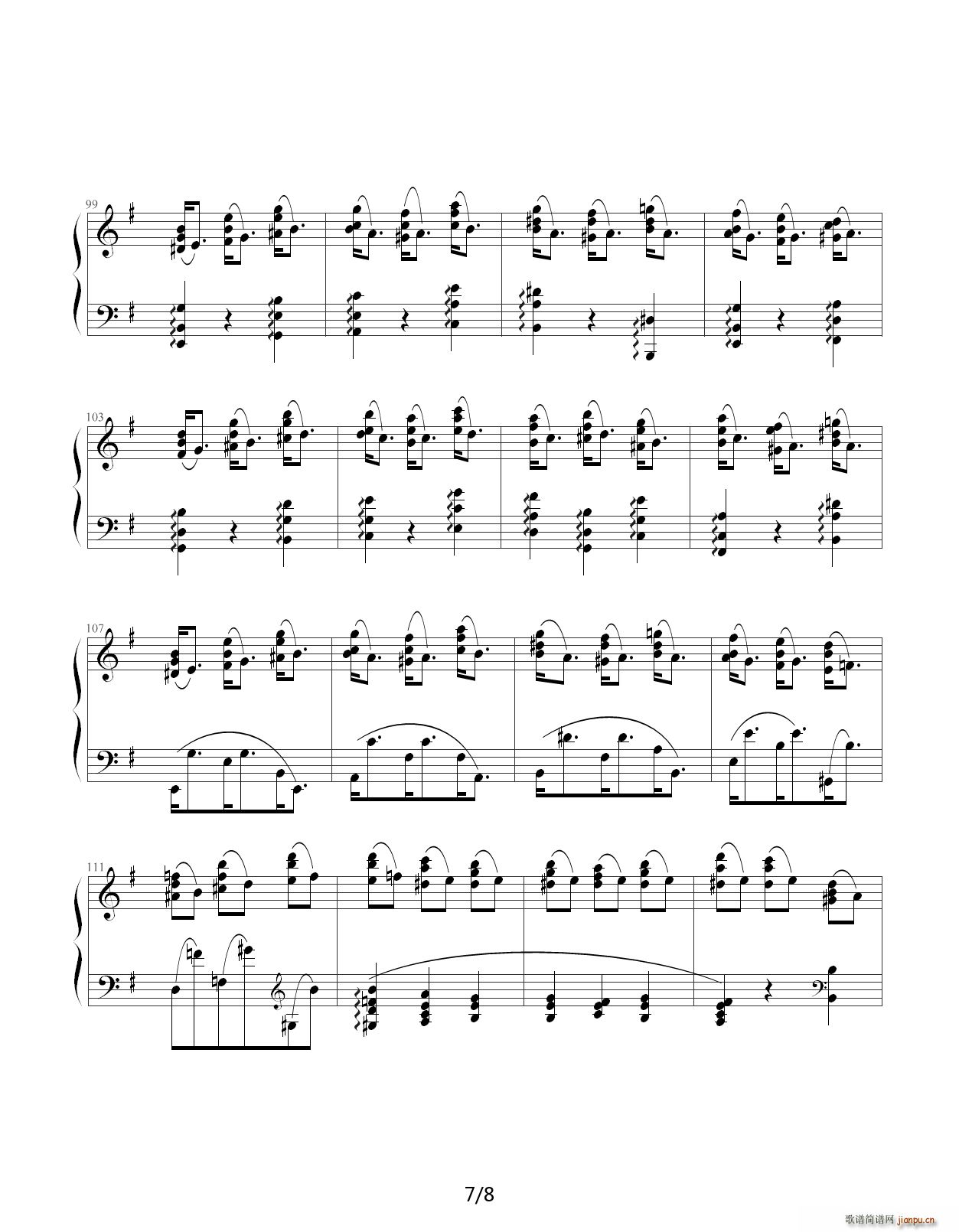 Chopin 肖邦 练习曲 Op 25 No 5 随想 G调7