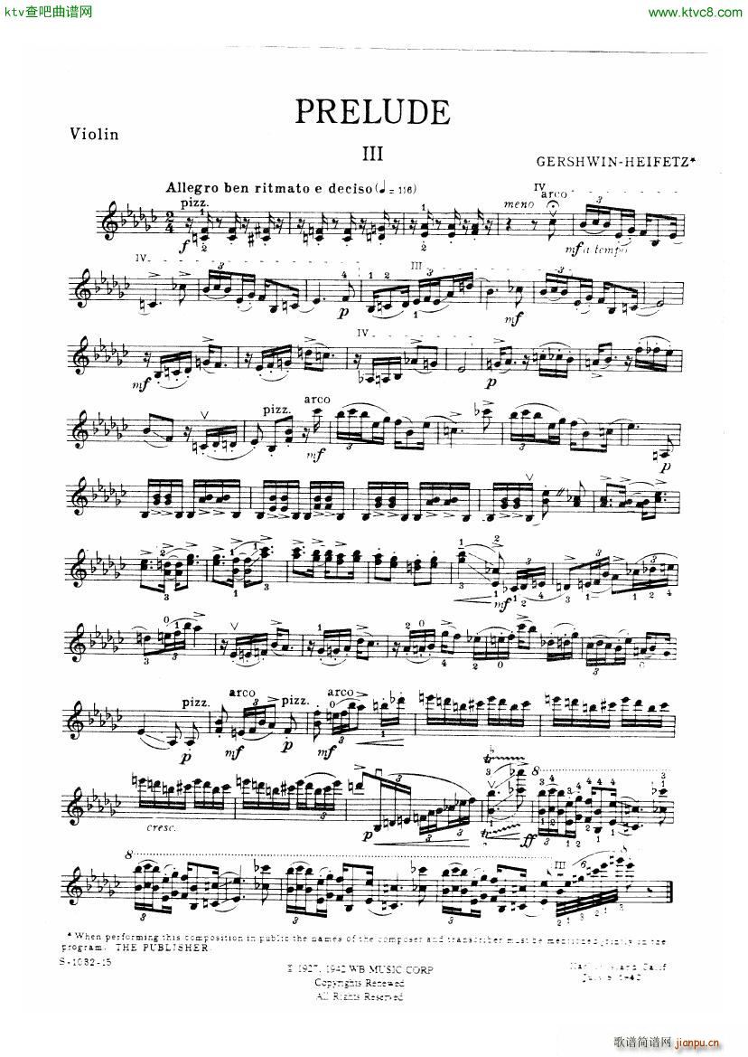 Gershwin Heifetz Preludes3