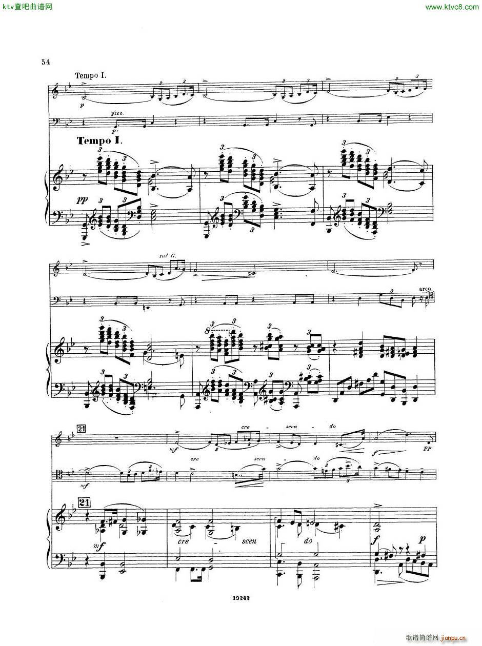 Arensky op 32 Piano Trio No 1 in D minor 1894 二4