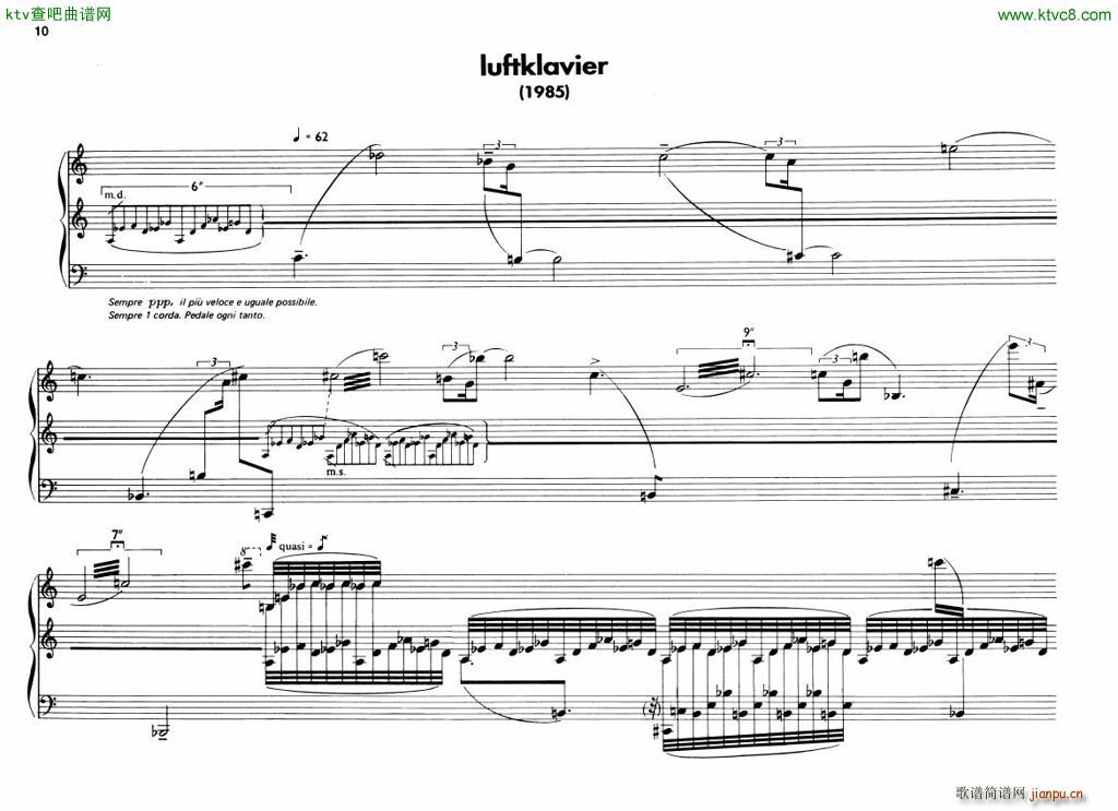 Berio 6 Encores for Piano10