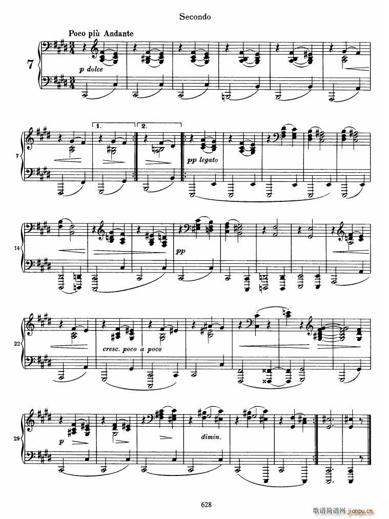 Brahms op 39 Waltzes10
