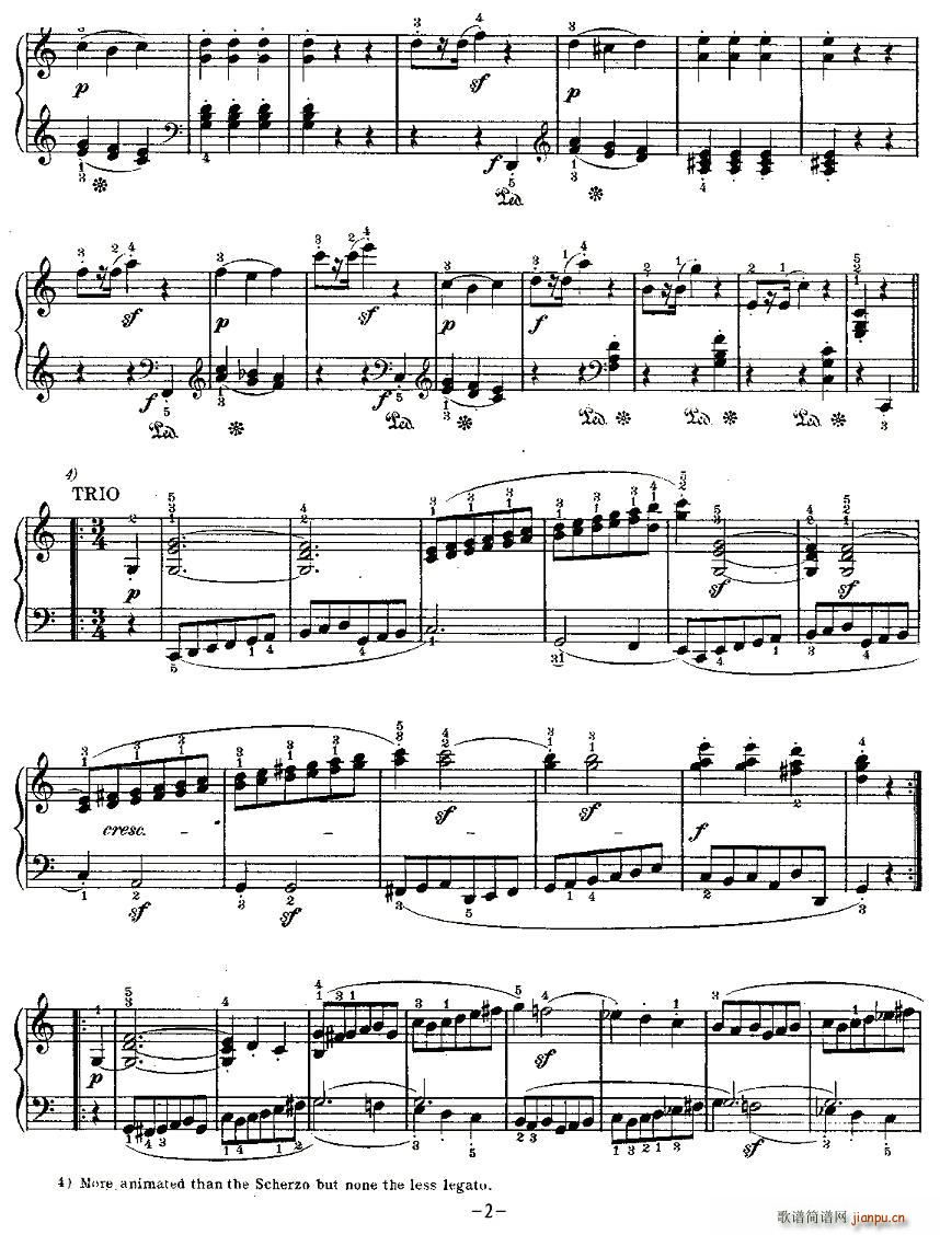 贝多芬钢琴小品（Bagatelles）Op 33 之二2