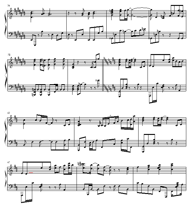 鸟之诗 - ＜完美版＞-钢琴谱(钢琴曲)-动漫影视5