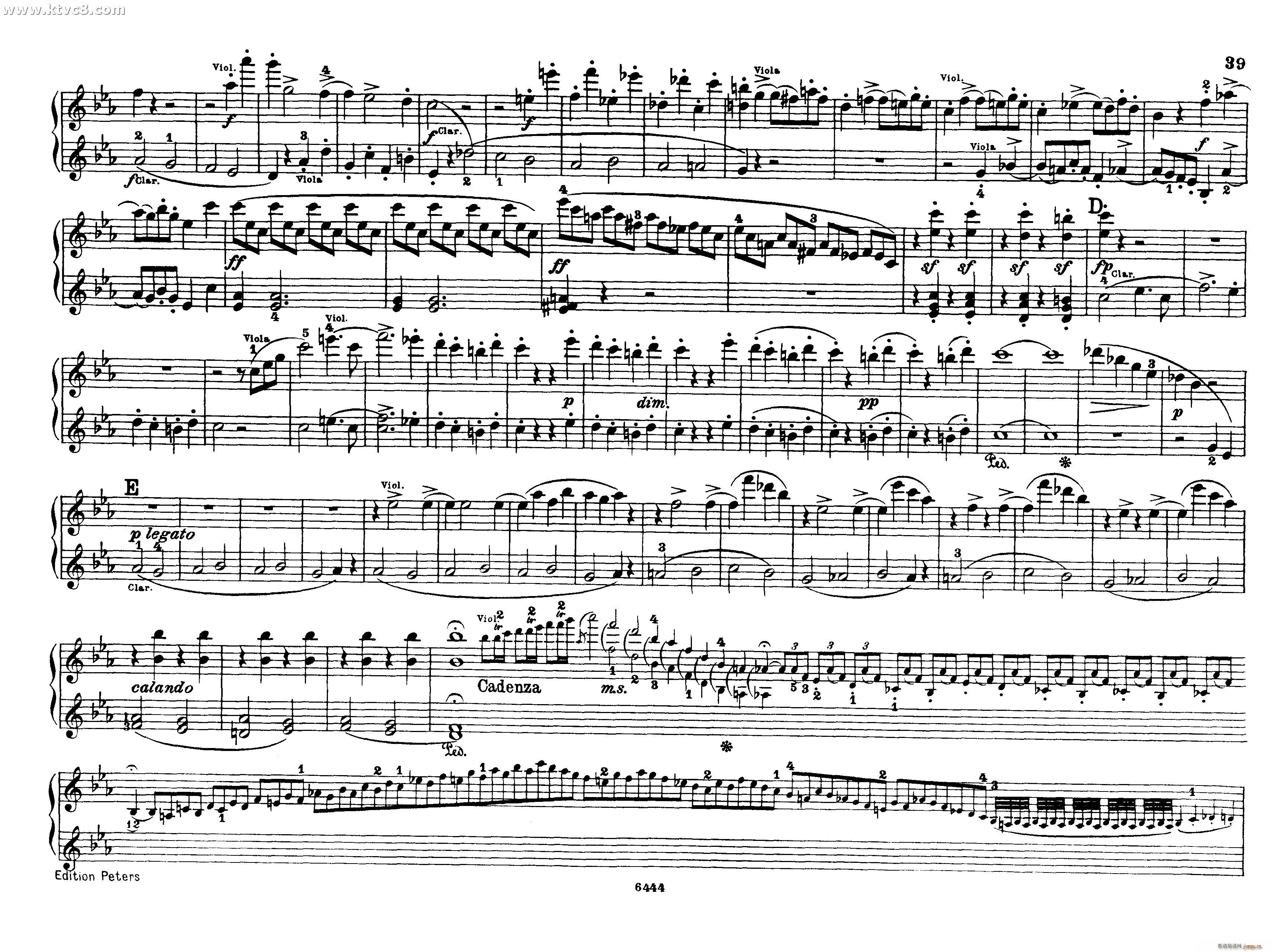 贝多芬大七重奏Op 20 钢琴四手联弹38