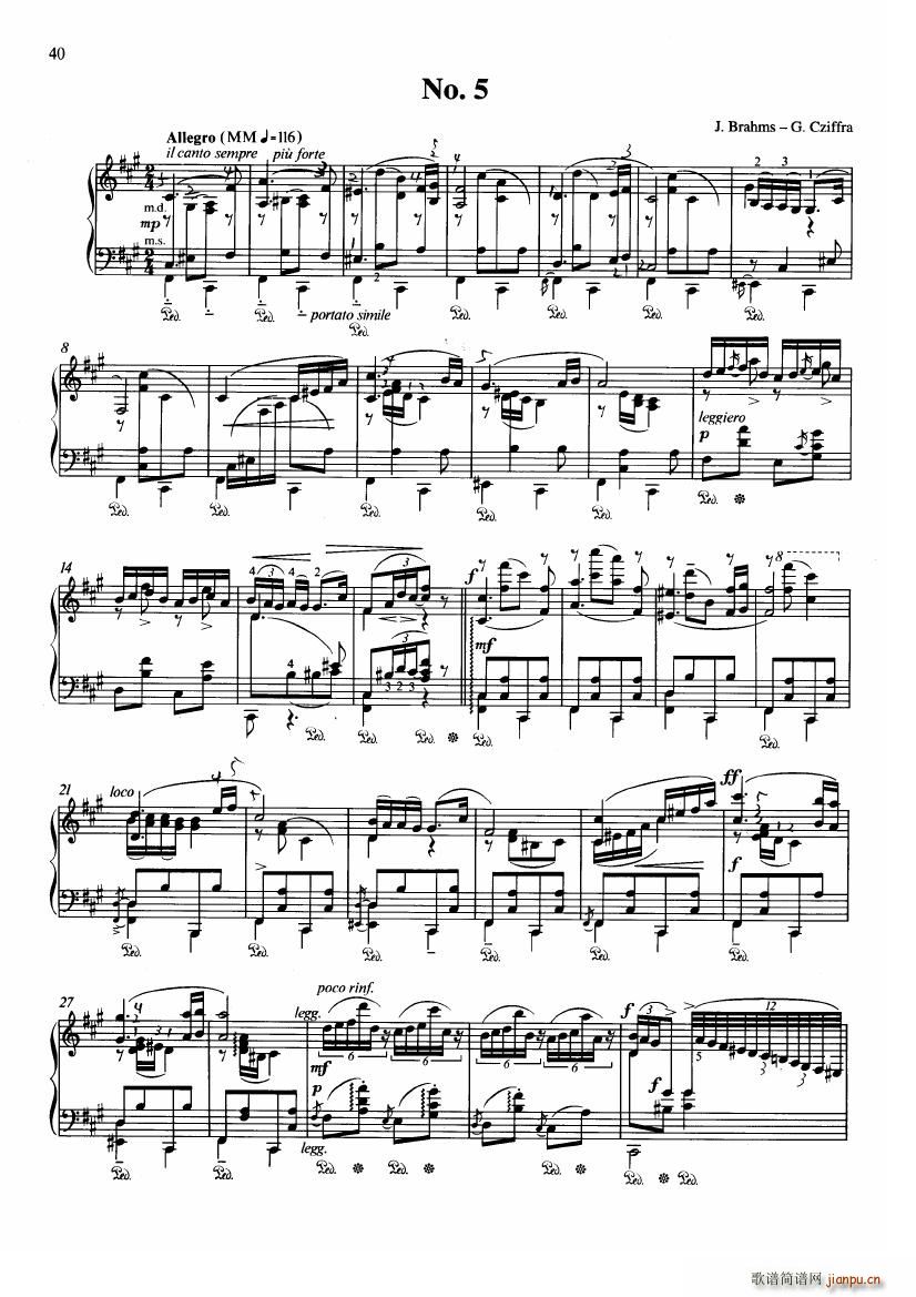 Brahms Cziffra Hungarian Dance No 51
