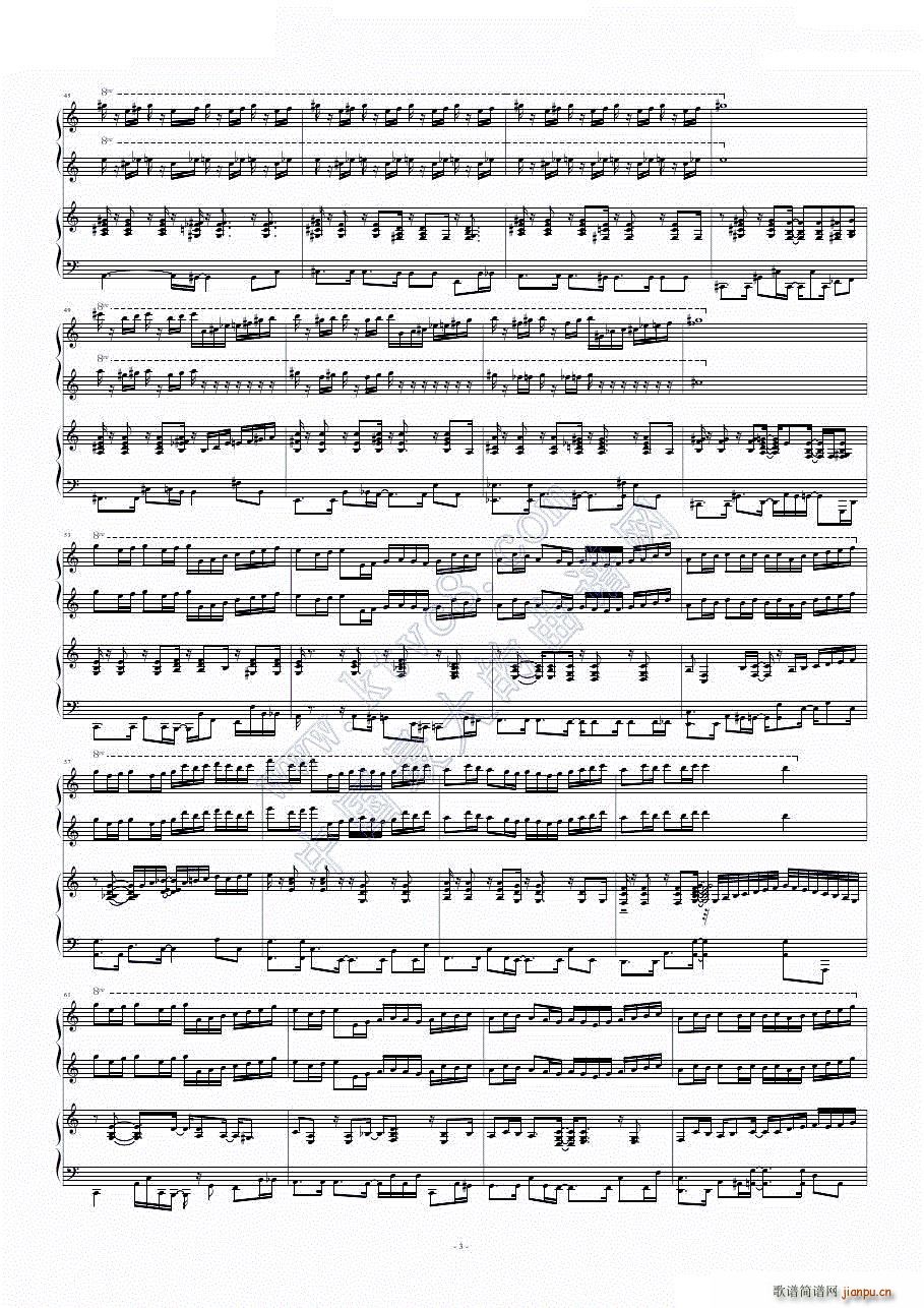 爵士卡农-四手联弹_帕赫贝尔 Pachelbel2