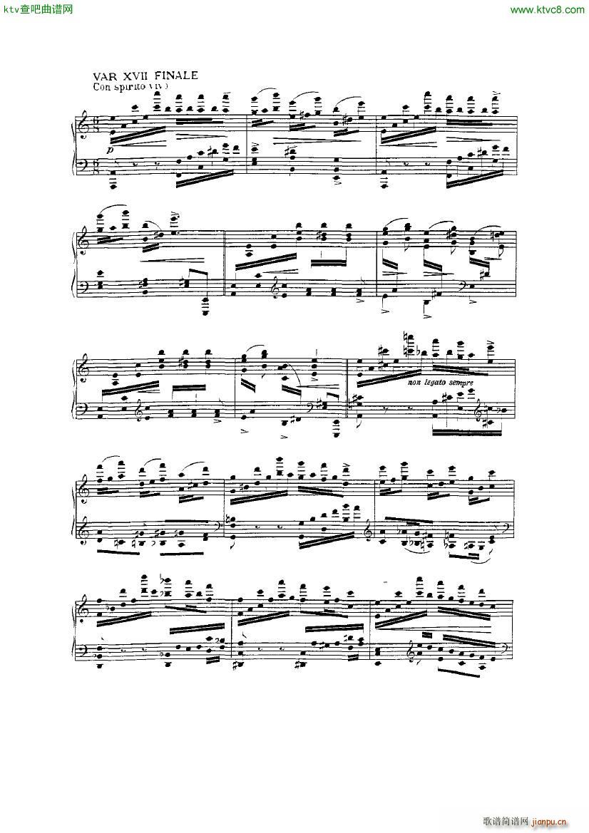 Friedman op 47b Paganini Studien14