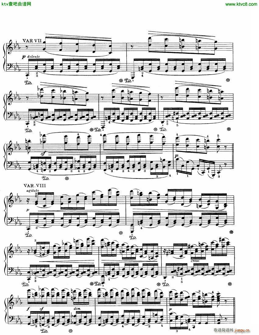 Beethoven WoO 80 32 Variations in C Minor4