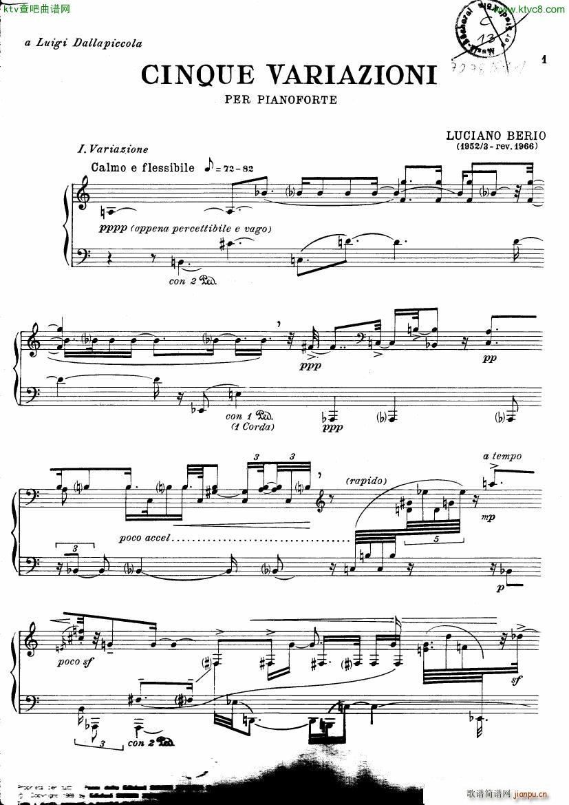 Berio Cinque Variazioni2