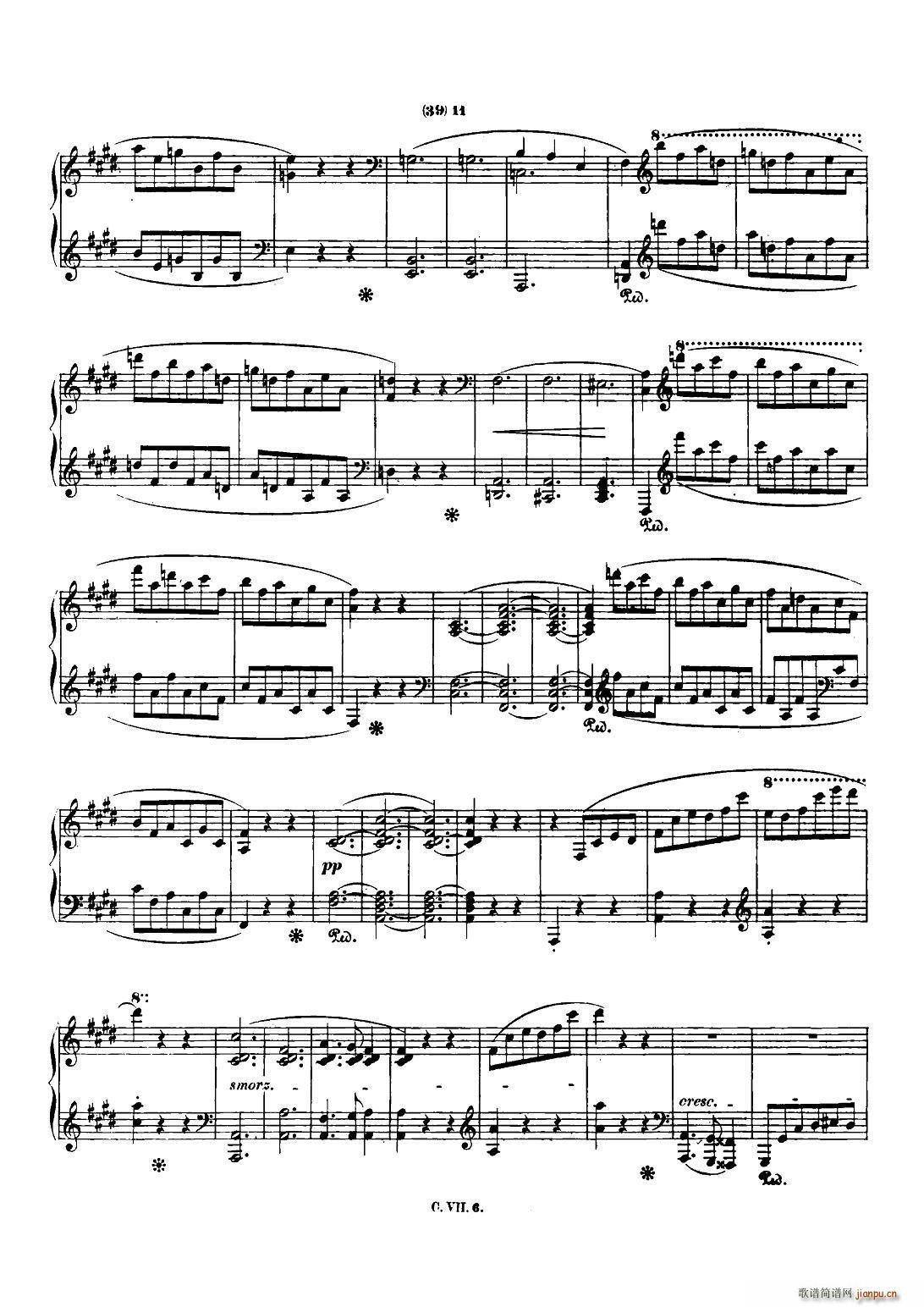 肖邦 钢琴谐谑曲 Chopin Scherzo（No 3 升c小调 Op 39）10