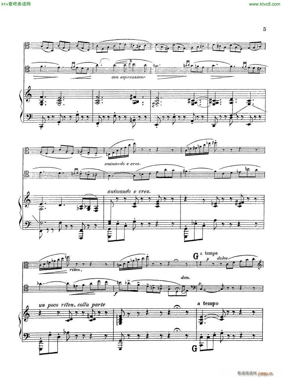 Drigo Meditation Viola Cello Piano16