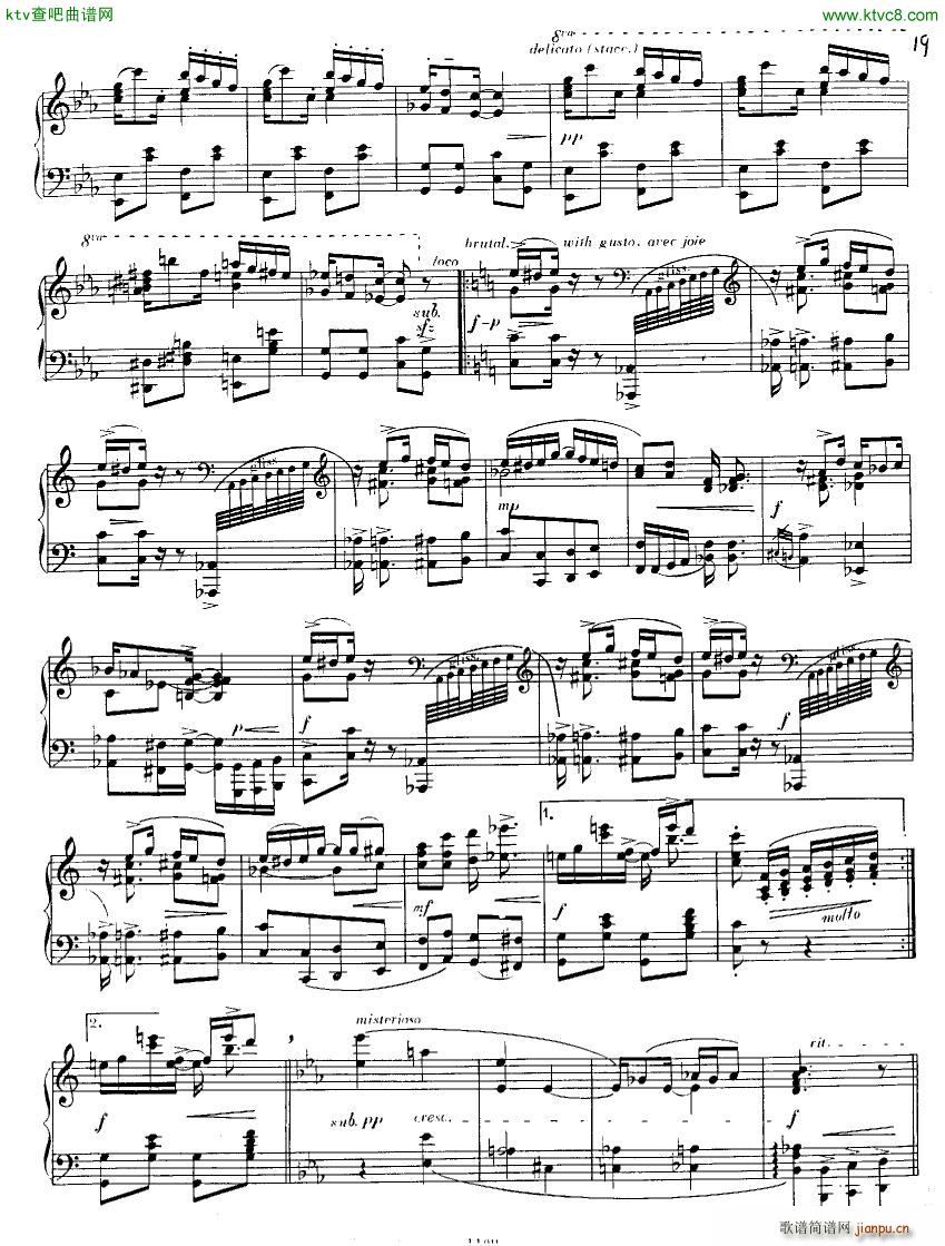 Albright Grand Sonata in Rag19