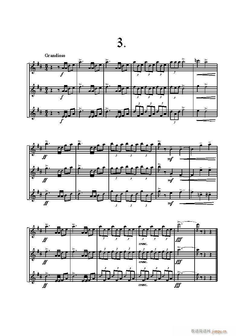 小号三重奏Three Fanfares33