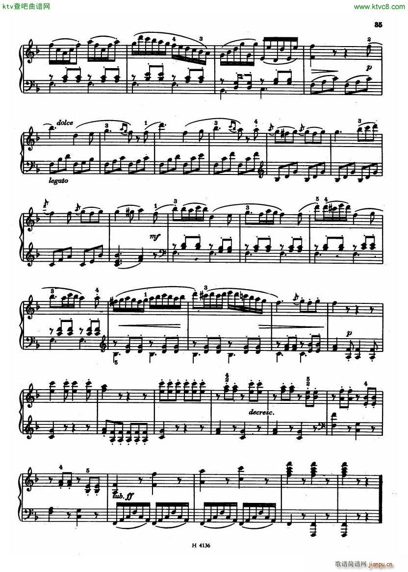 Czech piano variations from 18th century33