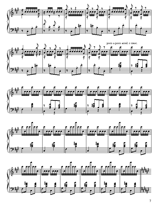 匈牙利狂想曲第二号-钢琴谱(钢琴曲)-李斯特7