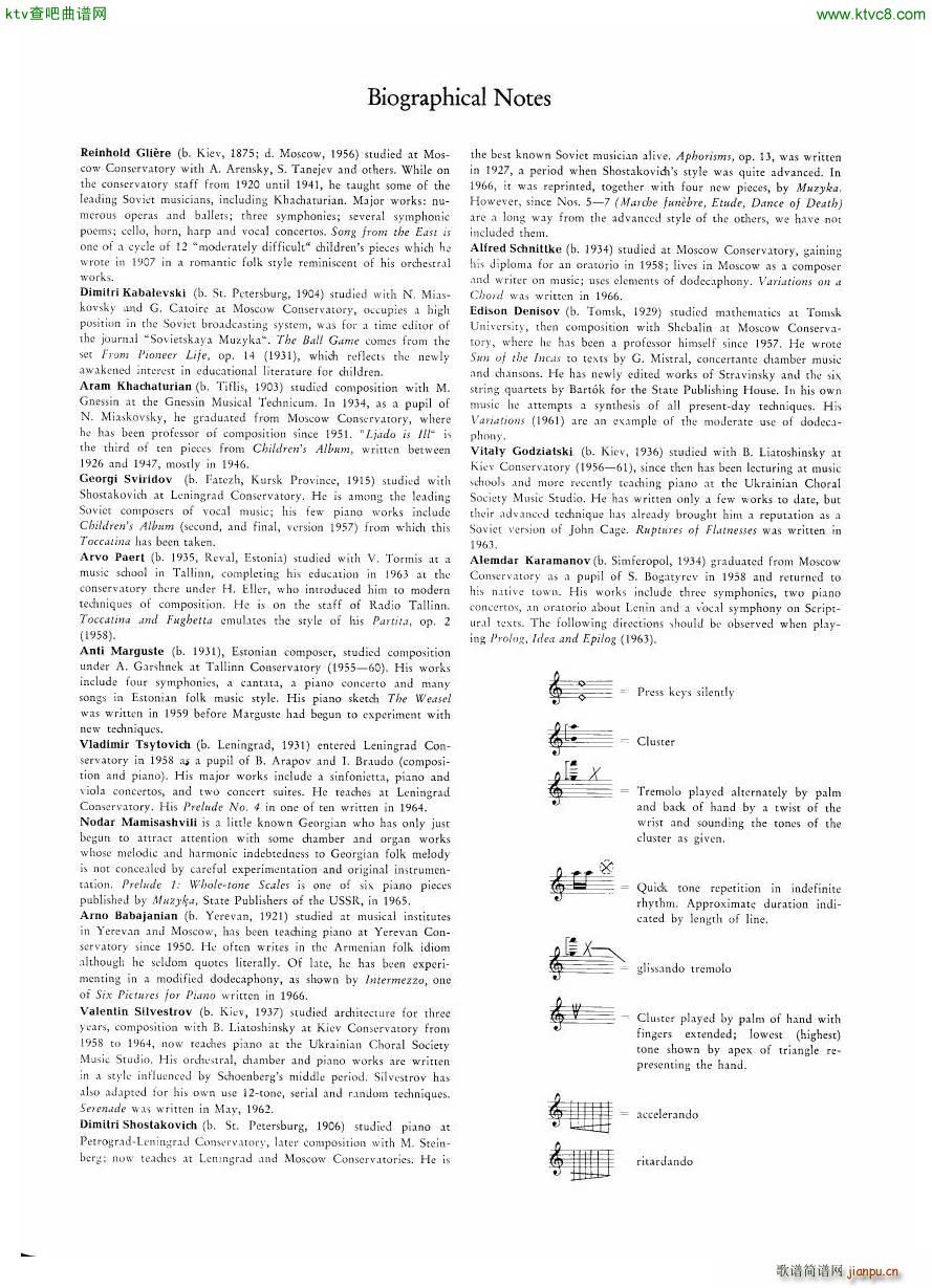 Neue sowjetische Klaviermusik Gerig Book 127