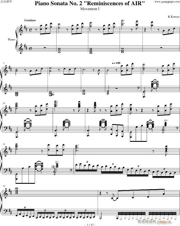 Piano Sonata No. 2 Reminiscences of AIR_K.Kuroya1