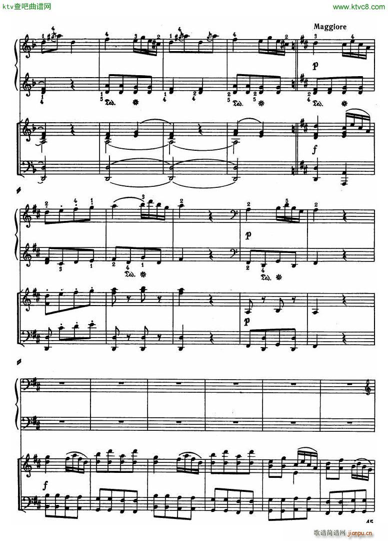 Haydn Piano Concerto in D Major 2pf43