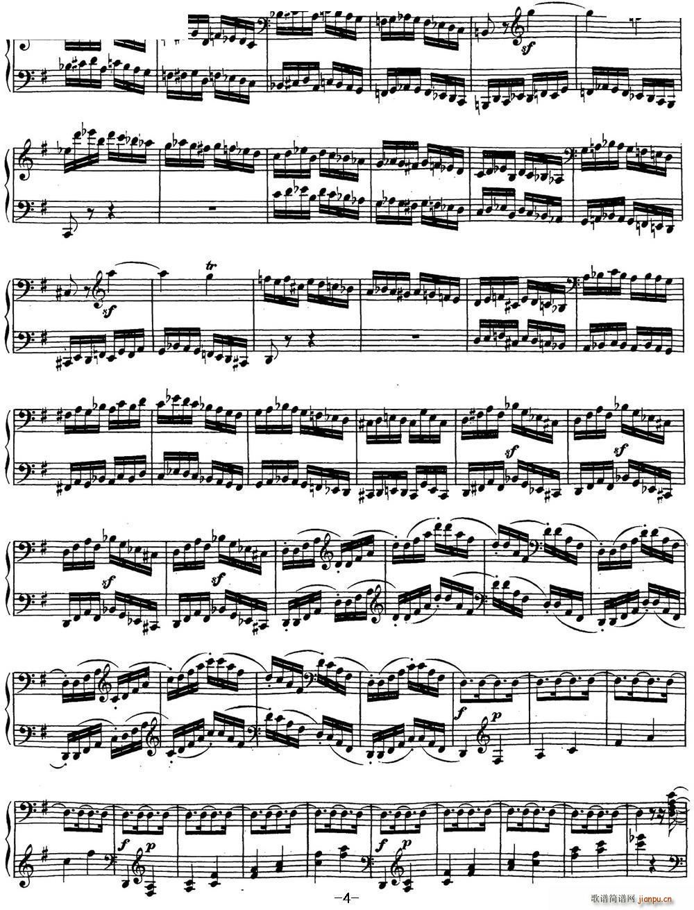 贝多芬钢琴奏鸣曲16 G大调 Op 31 No 1 G major4