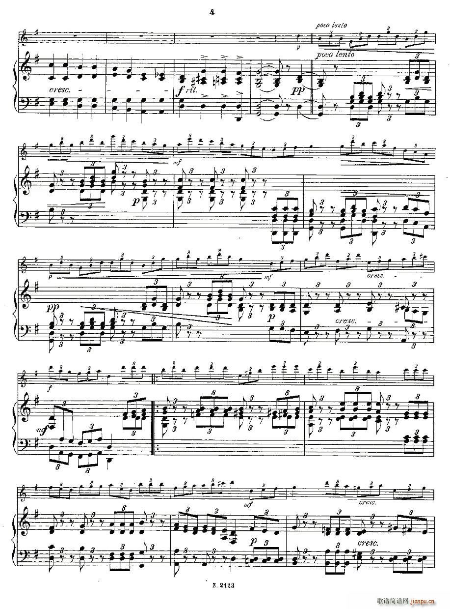 Solovortrag fur junge Flotenspieler.Op.47（长笛+钢琴伴奏）3