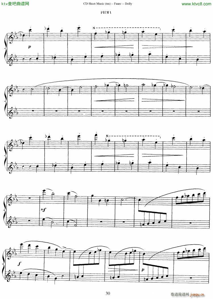 Fauré op 56 Dolly Suite31
