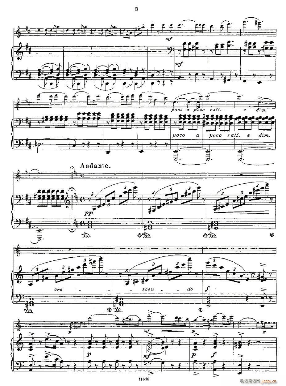 Opern-Transcriptionen.Op.45-3（长笛+钢琴伴奏）3
