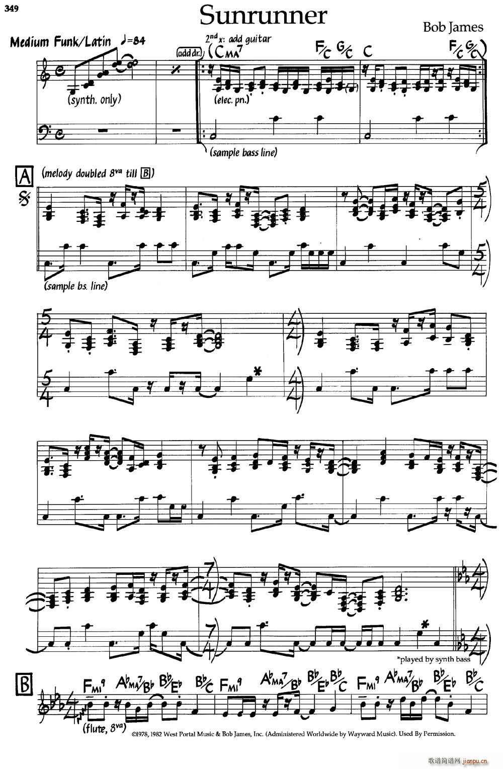 Sunrunner(爵士钢琴曲)1