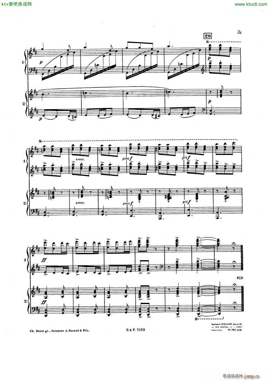 busser debussy Petite Suite 2P31