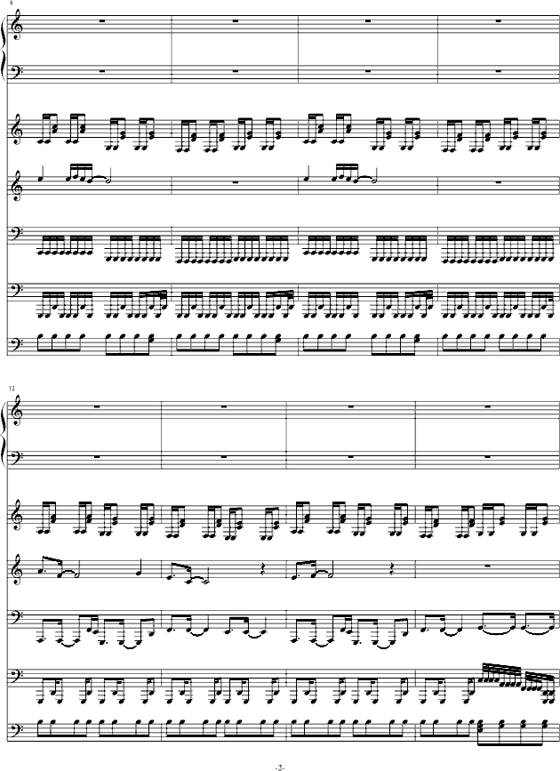 JUMP(朋克风格)-钢琴谱(钢琴曲)-like72
