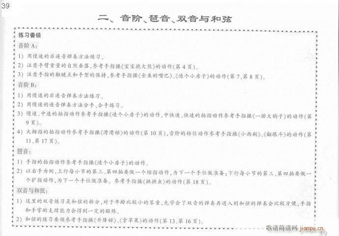 儿童钢琴入门教程  手指训练操21-4019